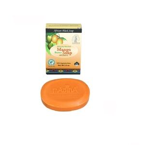 Madina: Mango Butter African Black Soap - 3½ oz 4/$30